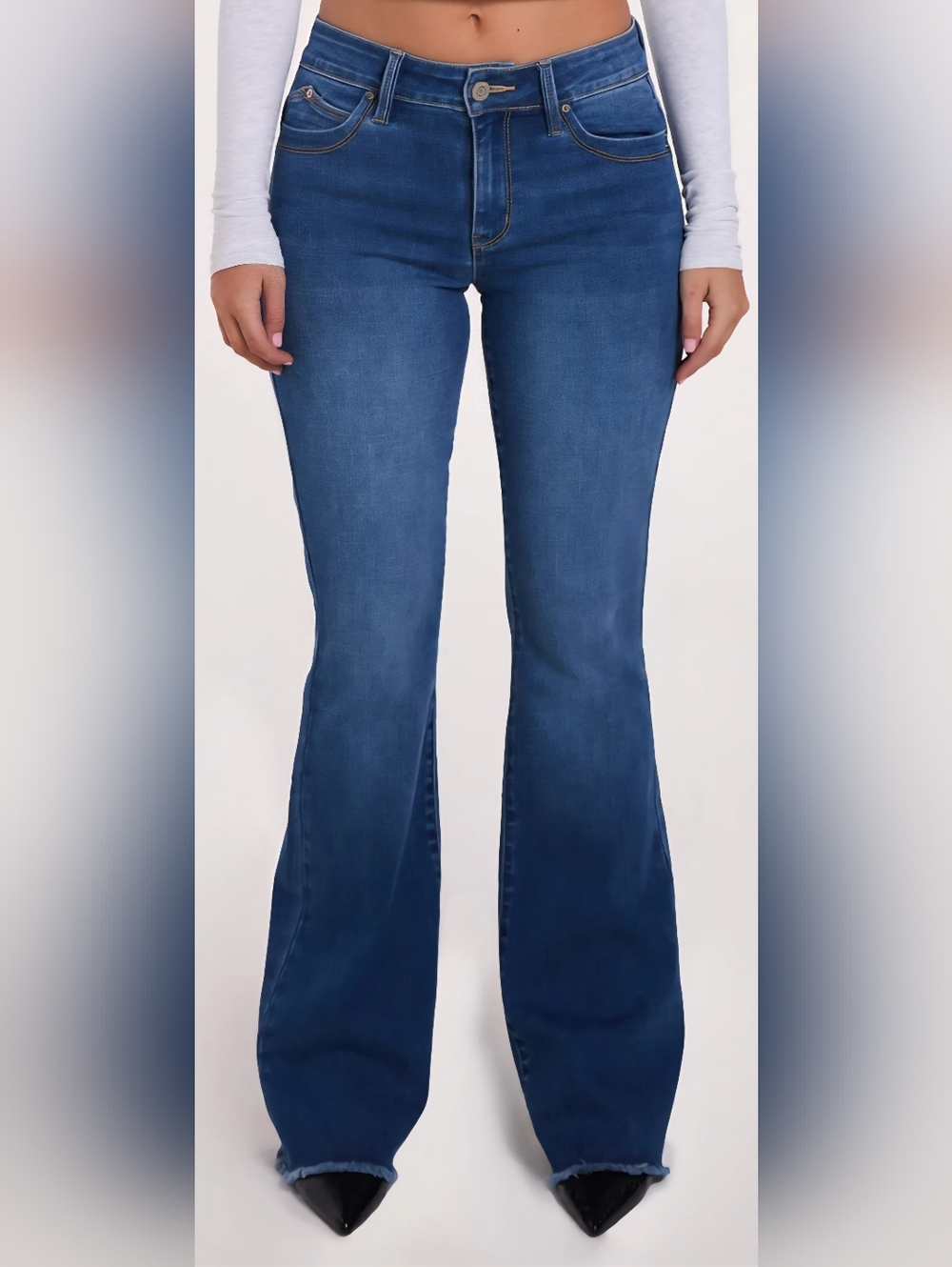 YMI Blue Flared Women's Jeans